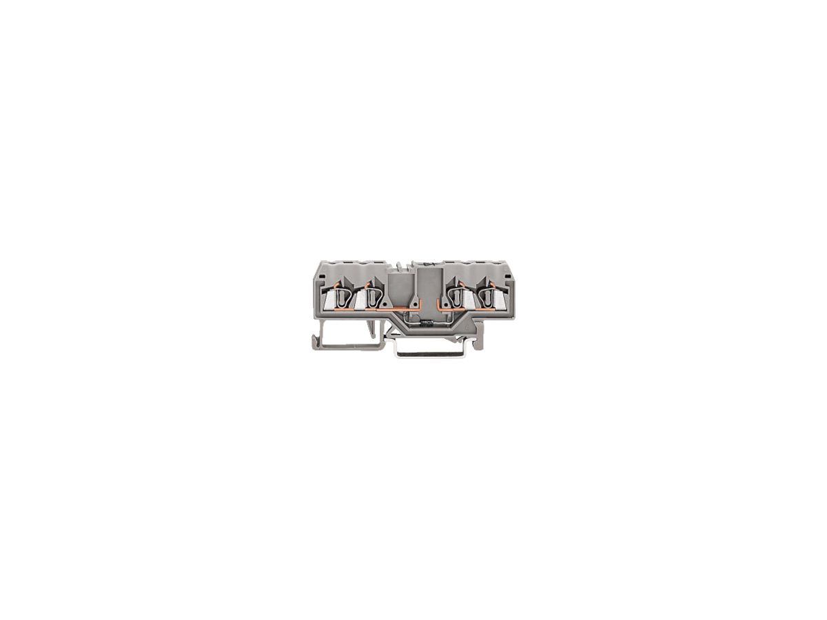 Diodenklemme WAGO 2.5mm² 4-L grau
