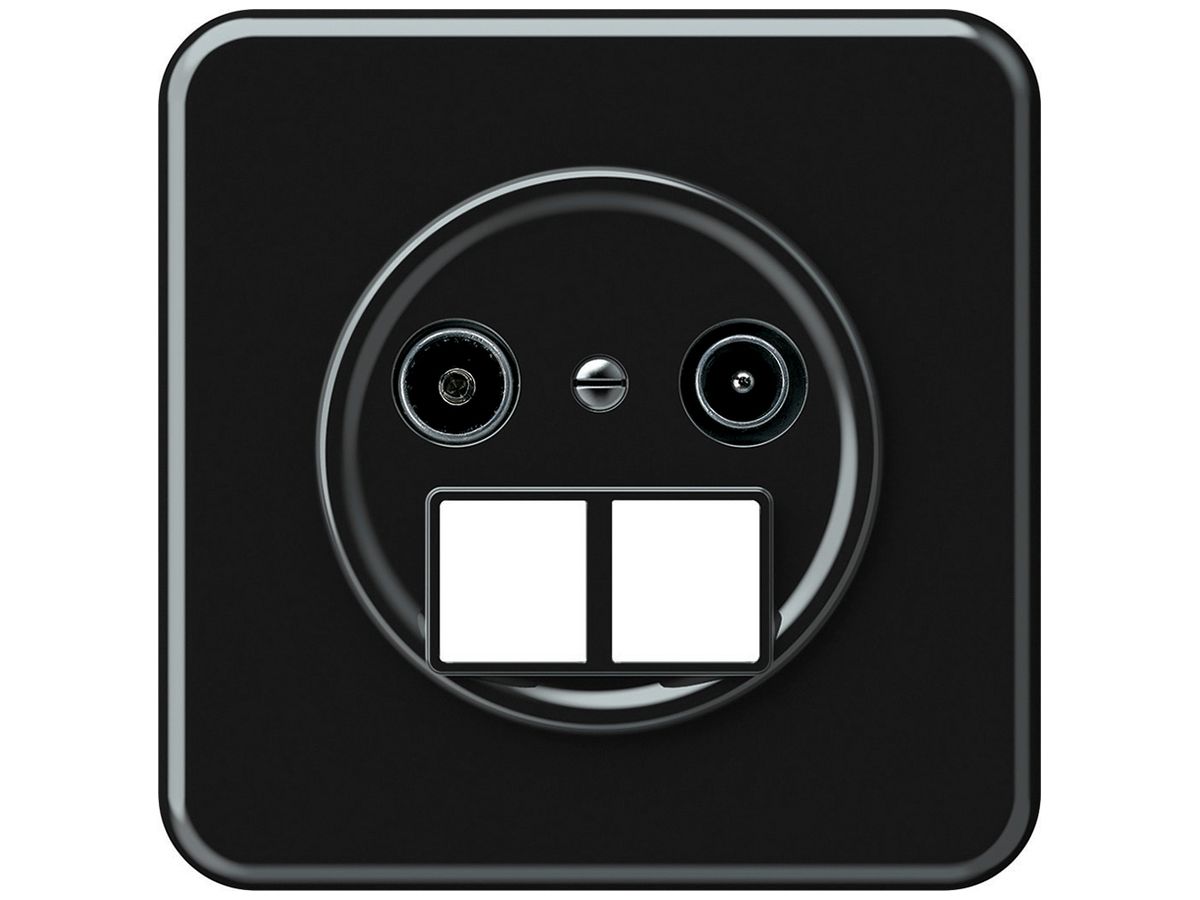 UP-Multimediadose TV-R origin Durchgangsdose 19dB 1.7dB schwarz