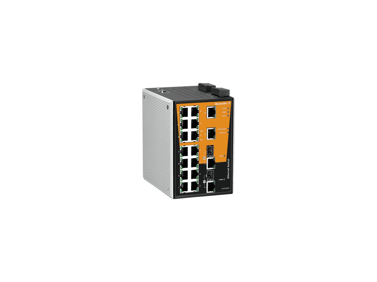 Switch WM IE-SW-PL18MT-2GC-16TX, 16×RJ45 FE managed