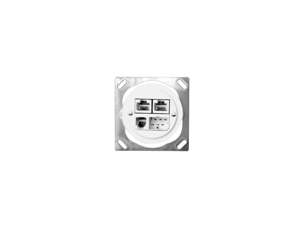 EB-Dose ADSL T+T/2×RJ45/RJ11/u ITplus weiss