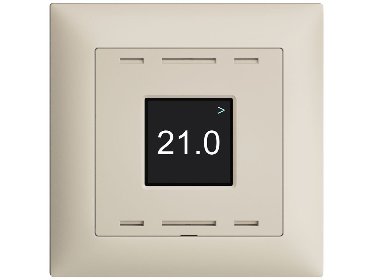 UP-Bedienaufsatz zu Raumtemperatursensor EDIZIOdue Wiser crema