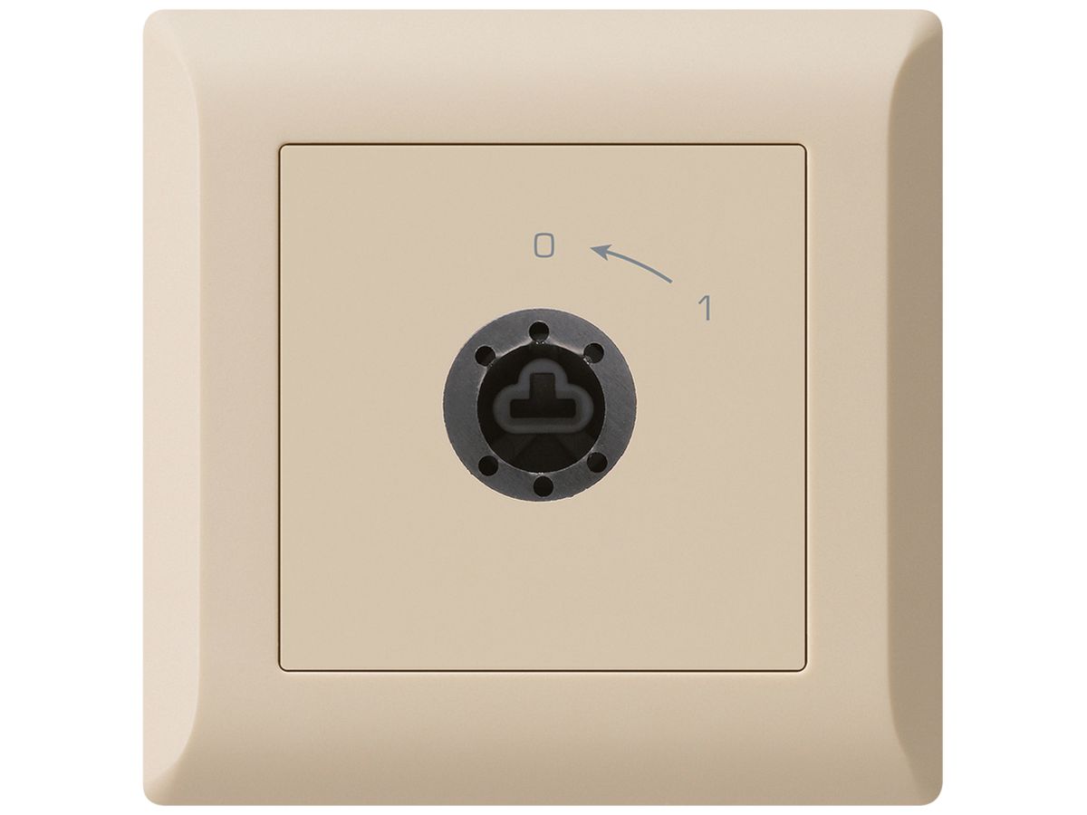 UP-SchwenkTaster 0<-1/2L kallysto.line beige für Schloss ohne Zylind