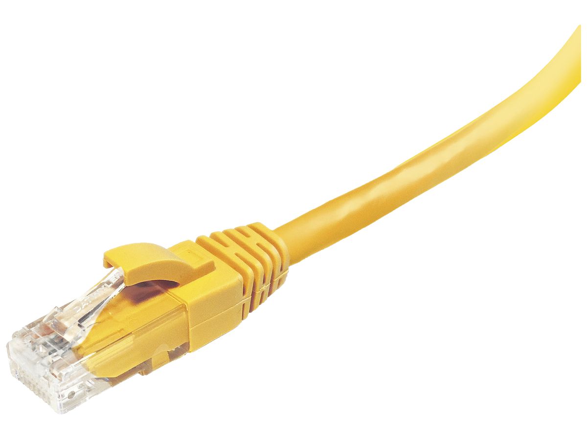 Patchkabel RJ45 Dätwyler 602 4P Kat.6 U/UTP AWG24 FR/LSZH gelb 2m