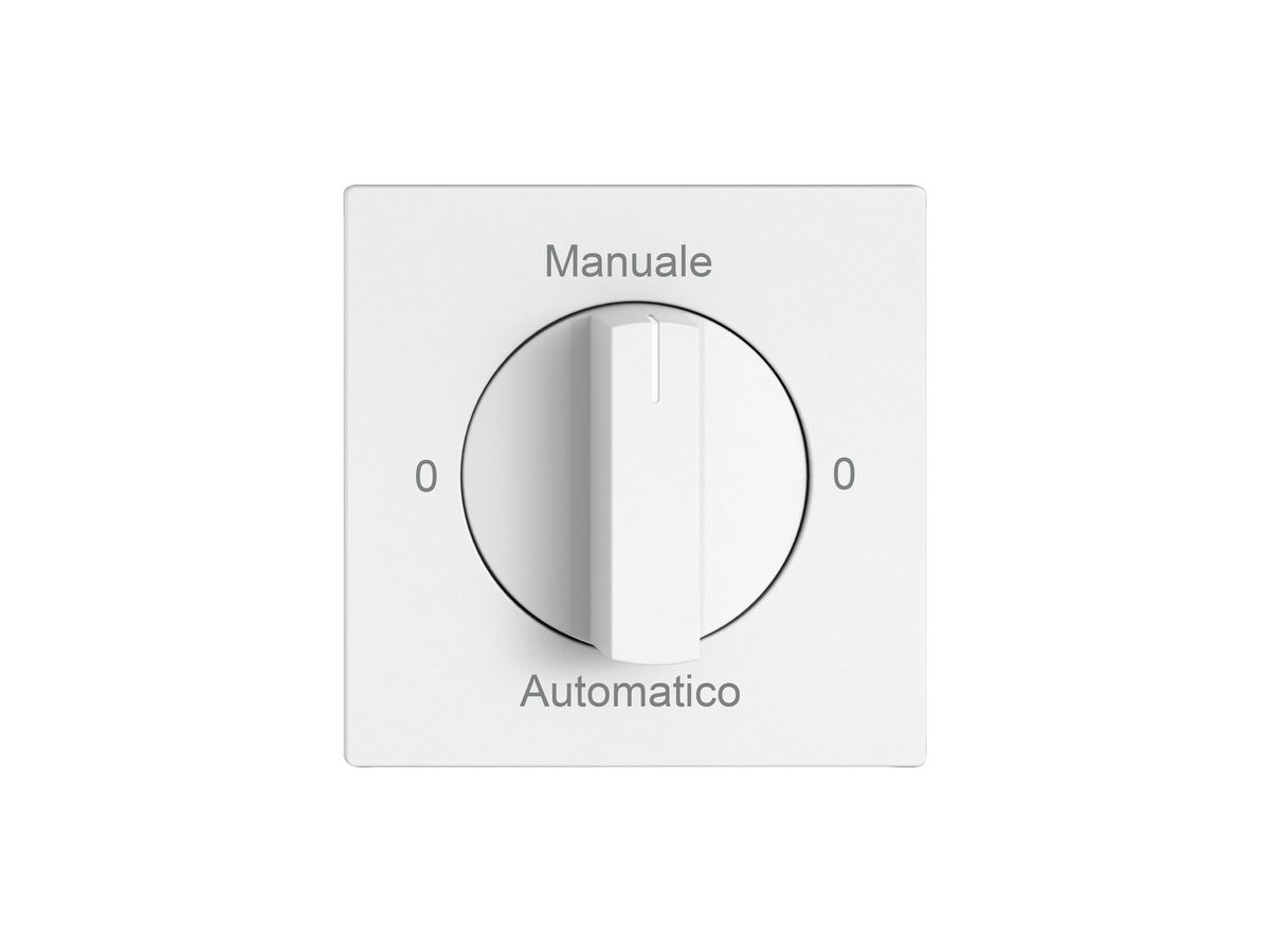 Drehschalter EDIZIO.liv SNAPFIX® Drehgriff 2/1L 0-Manuale-0-Automatico ws