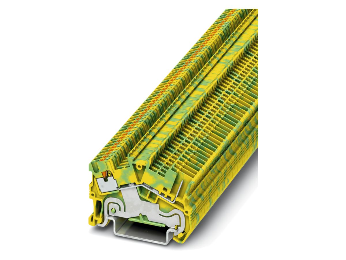 Schutzleiterklemme 0.14…1.5mm² Push-in-Anschluss grün-gelb PTS 1.5/S/1P-PE
