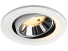 LED-Downlight SLV NUMINOS MOVE S 6.7W 1050lm 3000K NB DALI Ø90 ws/cr