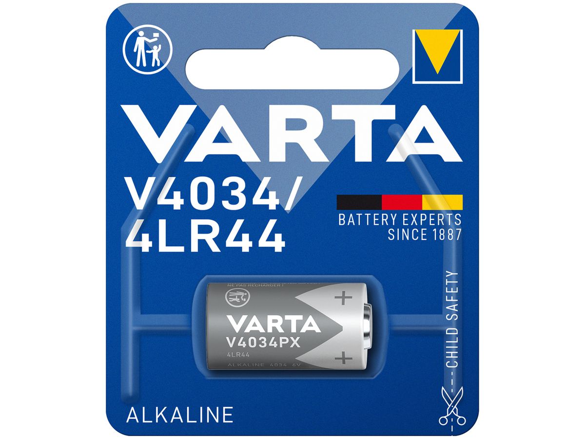 Batterie Alkali VARTA Electronics V4034X, 6V Blister à 1 Stück