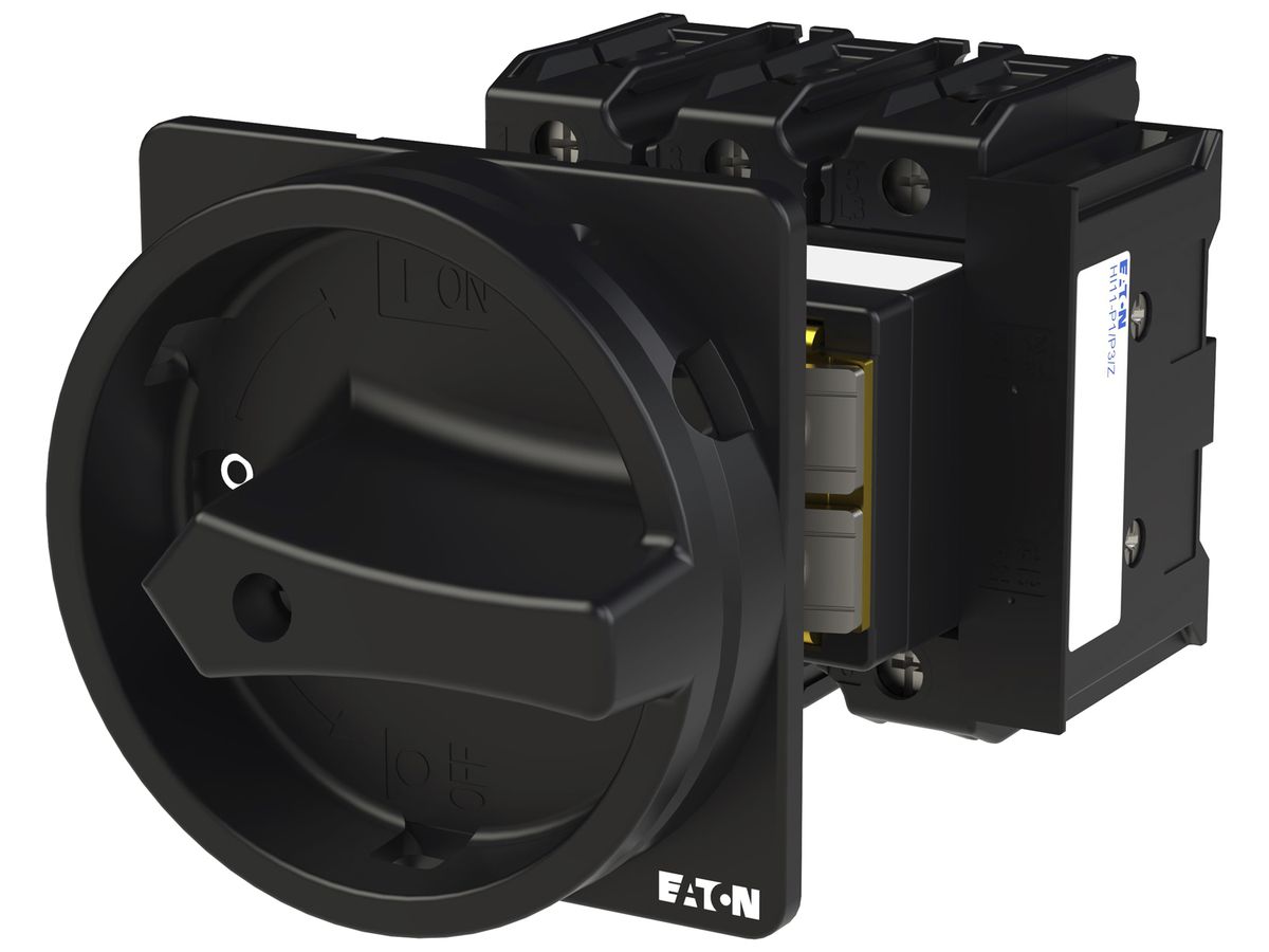EB-Lasttrennschalter Eaton P3-63/V/SVB-SW/HI11 3P 63A 690V 1NC 1NO IP65 schwarz