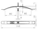 Kabelklammer Bettermann 2033 SD 2×8 NYM3×1.5 hellgrau