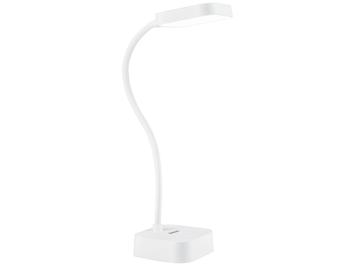LED-Tischleuchte Philips Rock 5W 90lm 4000K weiss USB Typ A