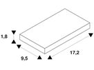 X-Verbinder SLV für 1-Phasen Stromschiene, schwarz