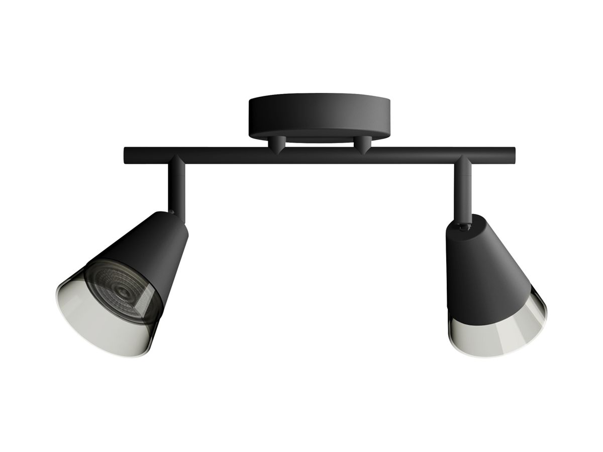 Spot Philips Cleft GU10 2×5W 274×152mm schwarz