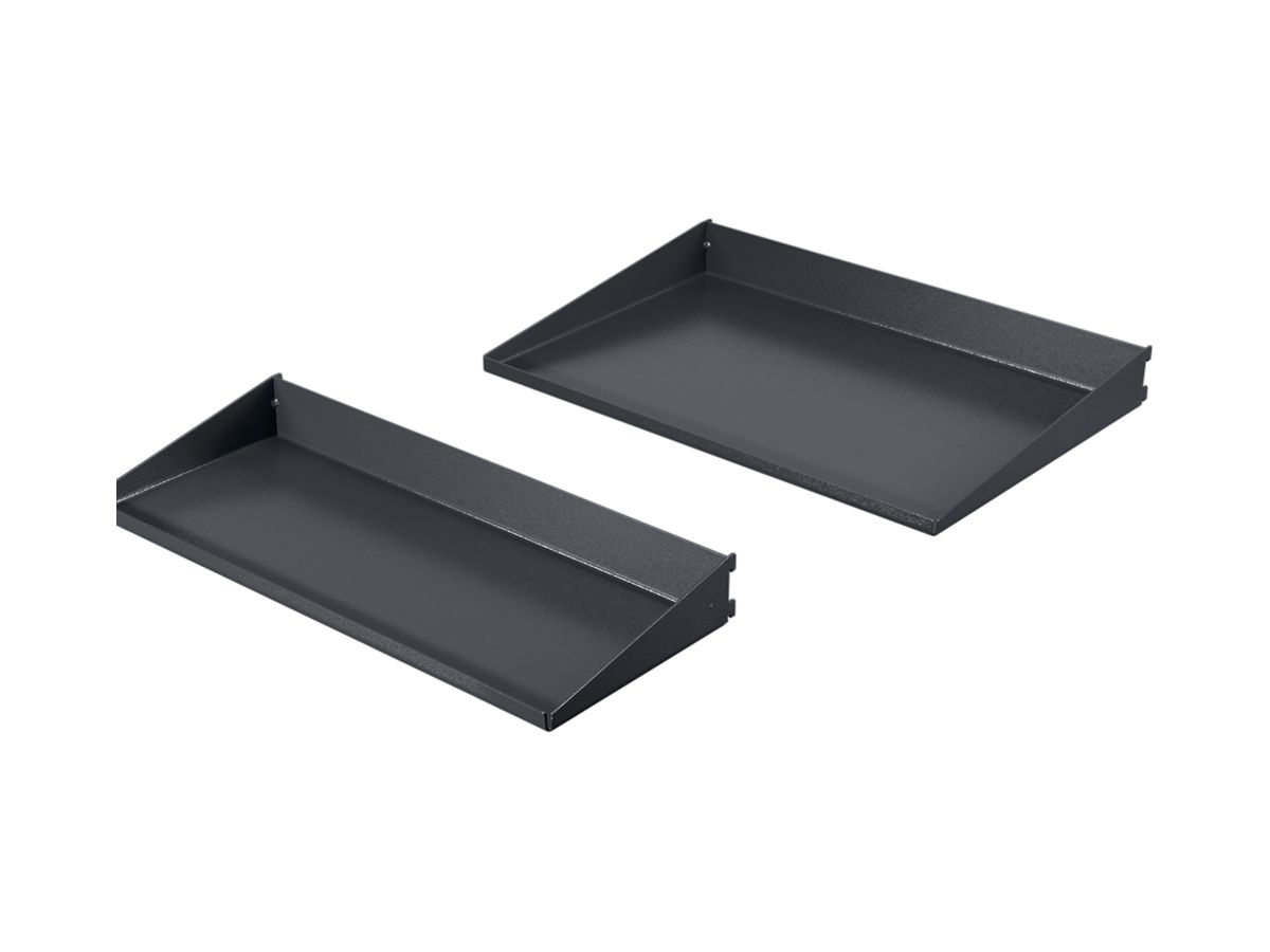 Ablage Rittal AS 4051.101 für WS540 510×200mm schwarz Stahl 2Stk