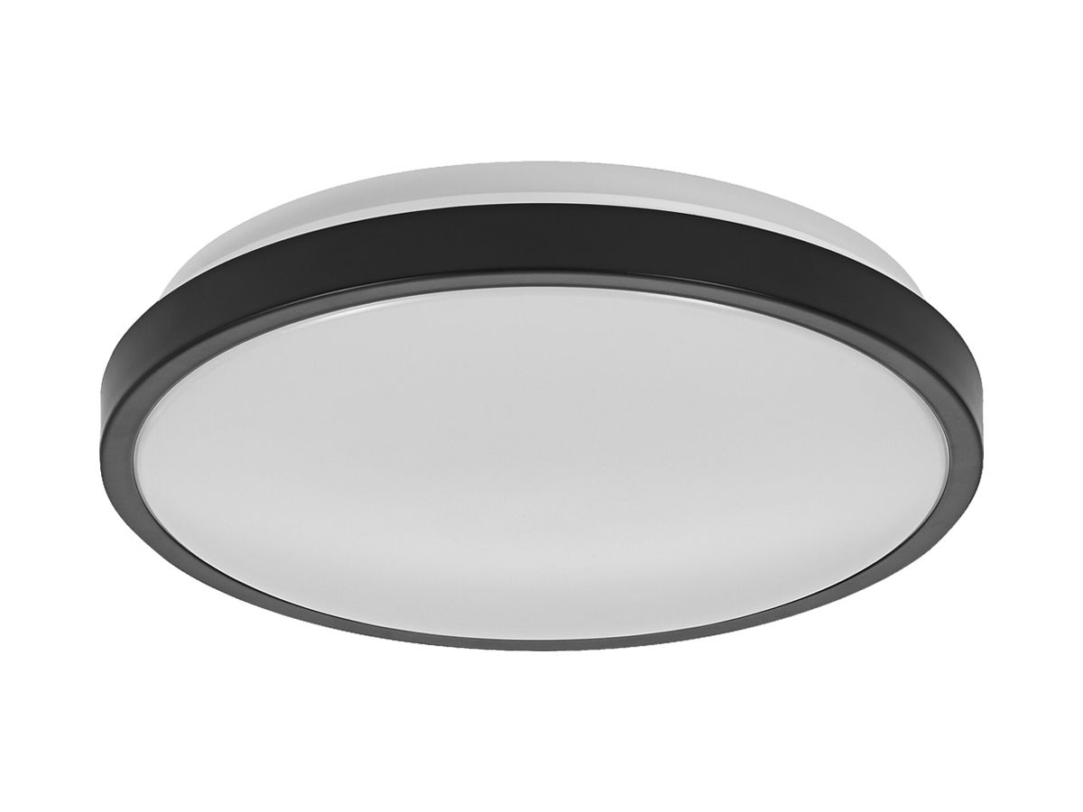 LED-Deckenleuchte LEDVANCE Bathroom 18W 1150lm 3000/4000K IP44 Ø300mm schwarz