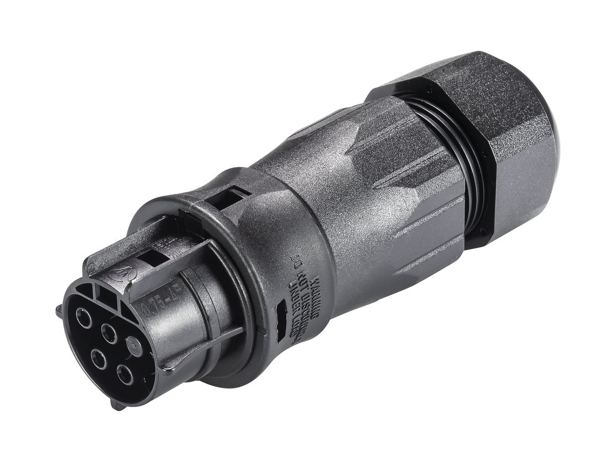 Buchsenteil Wieland 1.5…4mm² 4L schwarz