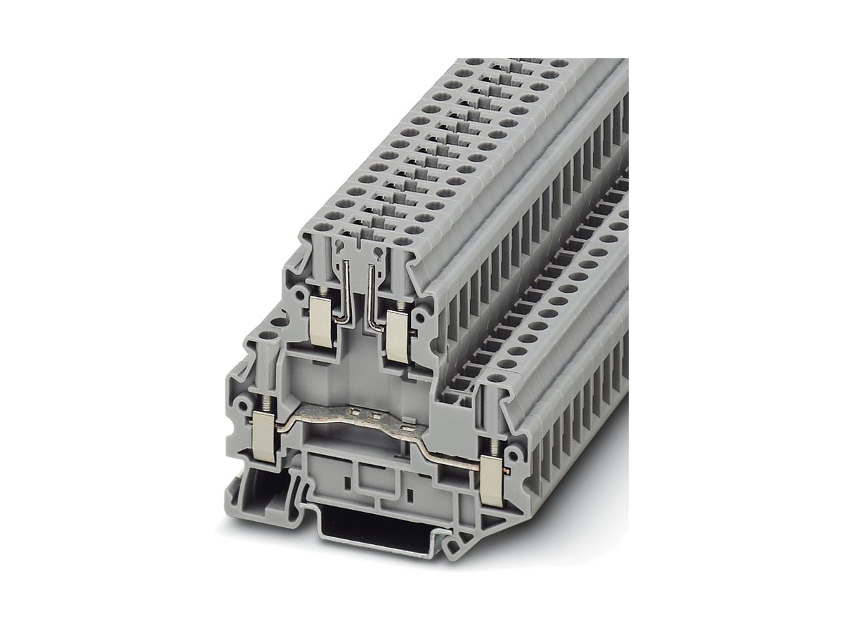Doppelstockklemme 0.14…6mm² grau AWG26…10