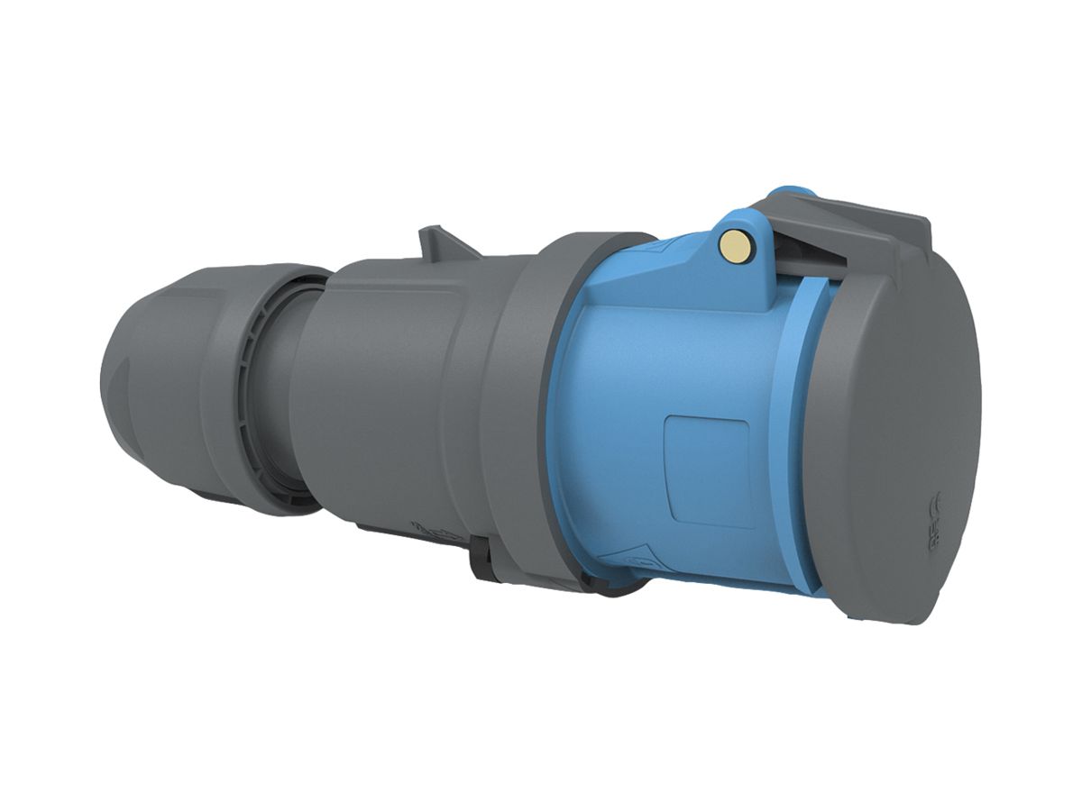 Kupplung CEE Bals INNOLINQ-Design 3P 63A 230V blau 6h IP44 Schraubklemme