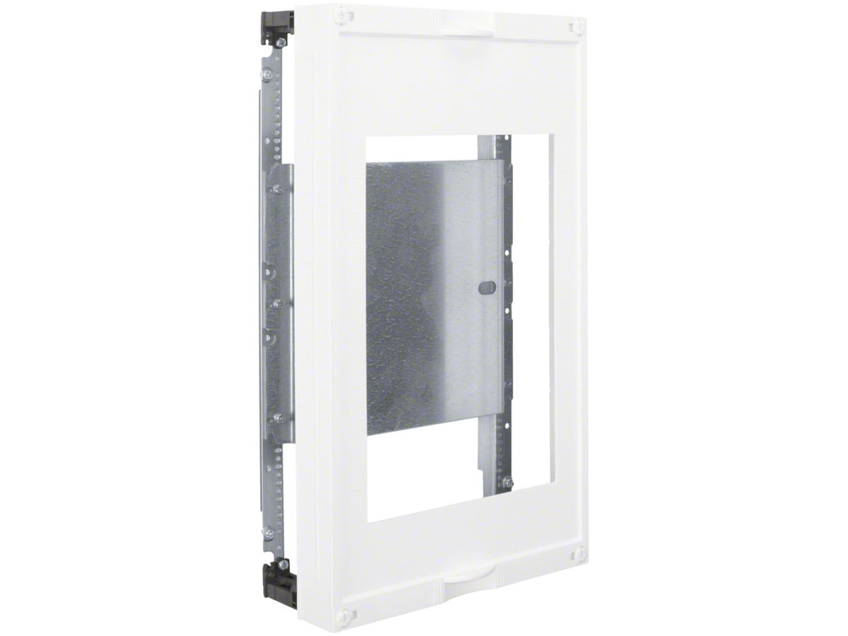Baustein Hager univers N 450×250mm für 1 Trenner DIN1 auf Montageplatte