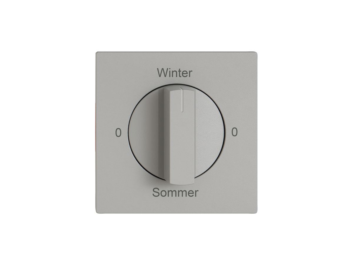 Montageset EDIZIO.liv SNAPFIX® f.Drehschalter m.Griff 0-Winter-0-Sommer hgu