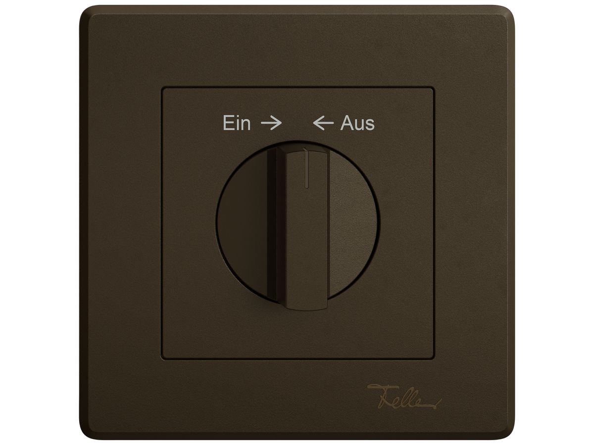 UP-Montageset EDIZIO.liv SNAPFIX® f.Drehschalter m.Griff Ein → ← Aus br