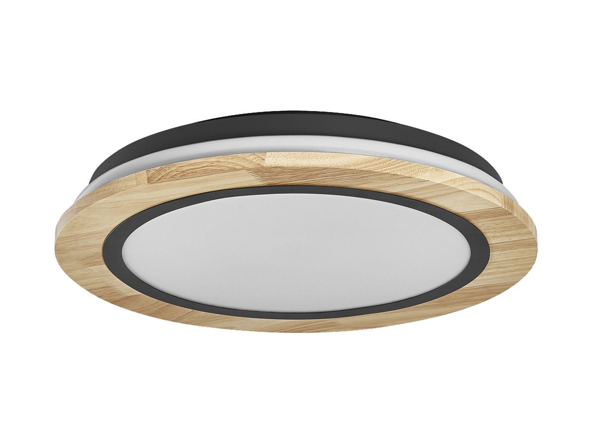 LED-Deckenleuchte LEDVANCE SMART+ Orbis 24W 1250lm 2700…6500K RGB DIM Ø400 Holz