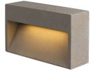 LED-Wandleuchte SLV CONCRETO L 12W 570lm 830 IP65 375×250mm grau