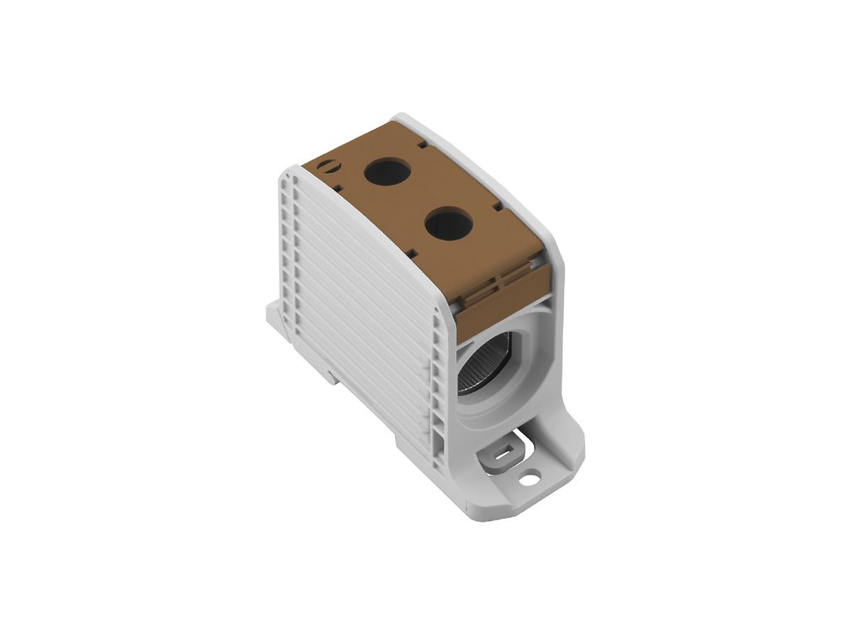 Verteilerblock WM WPD 133 1×300/1×300mm² 520A 1000V TS35 braun