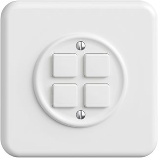 KNX Secure Taster, RGB, mit LED, ohne Papiereinlage