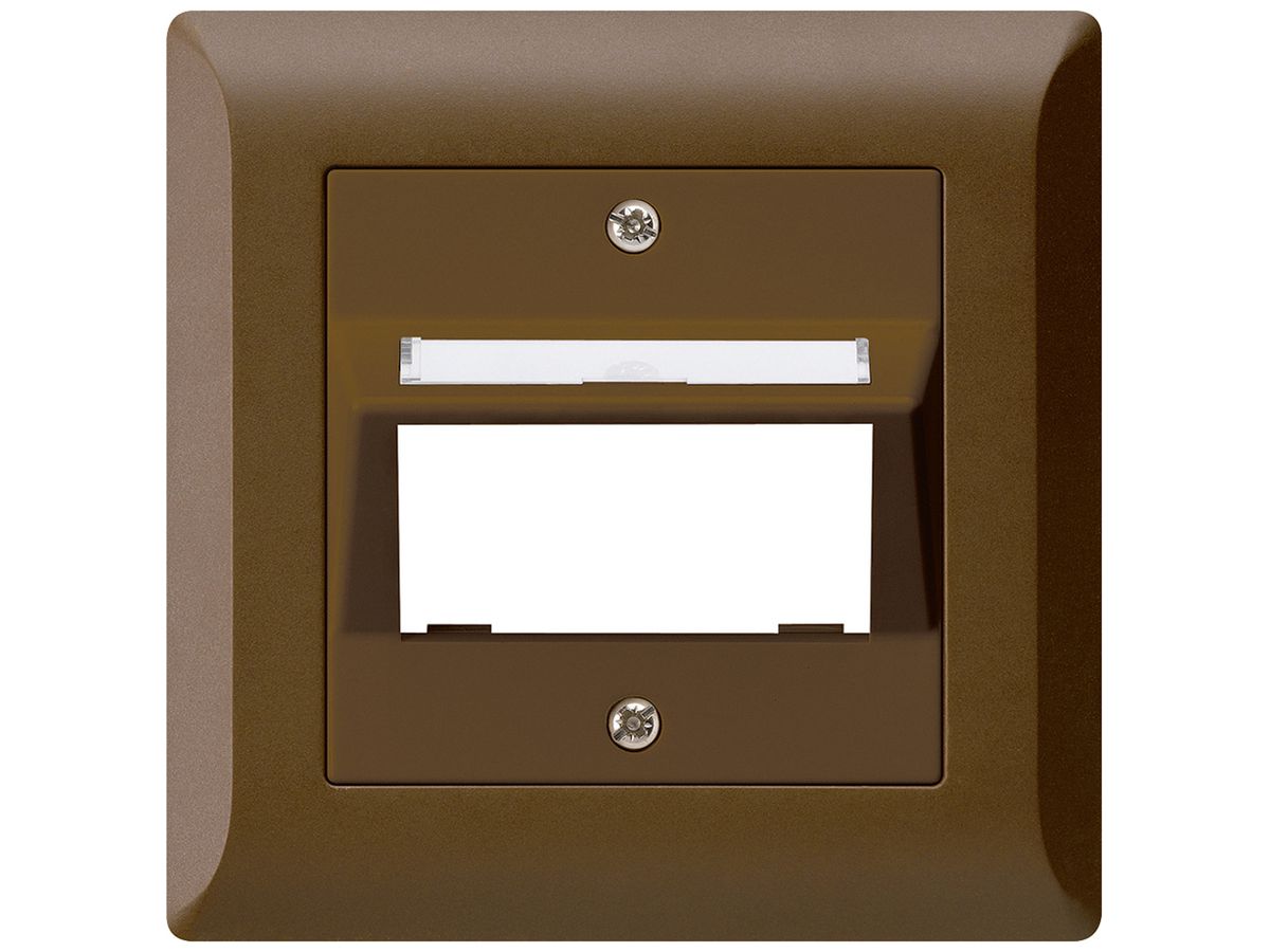 UP-Montageset für 1 M3 Multimedia-Modul kallysto.line braun