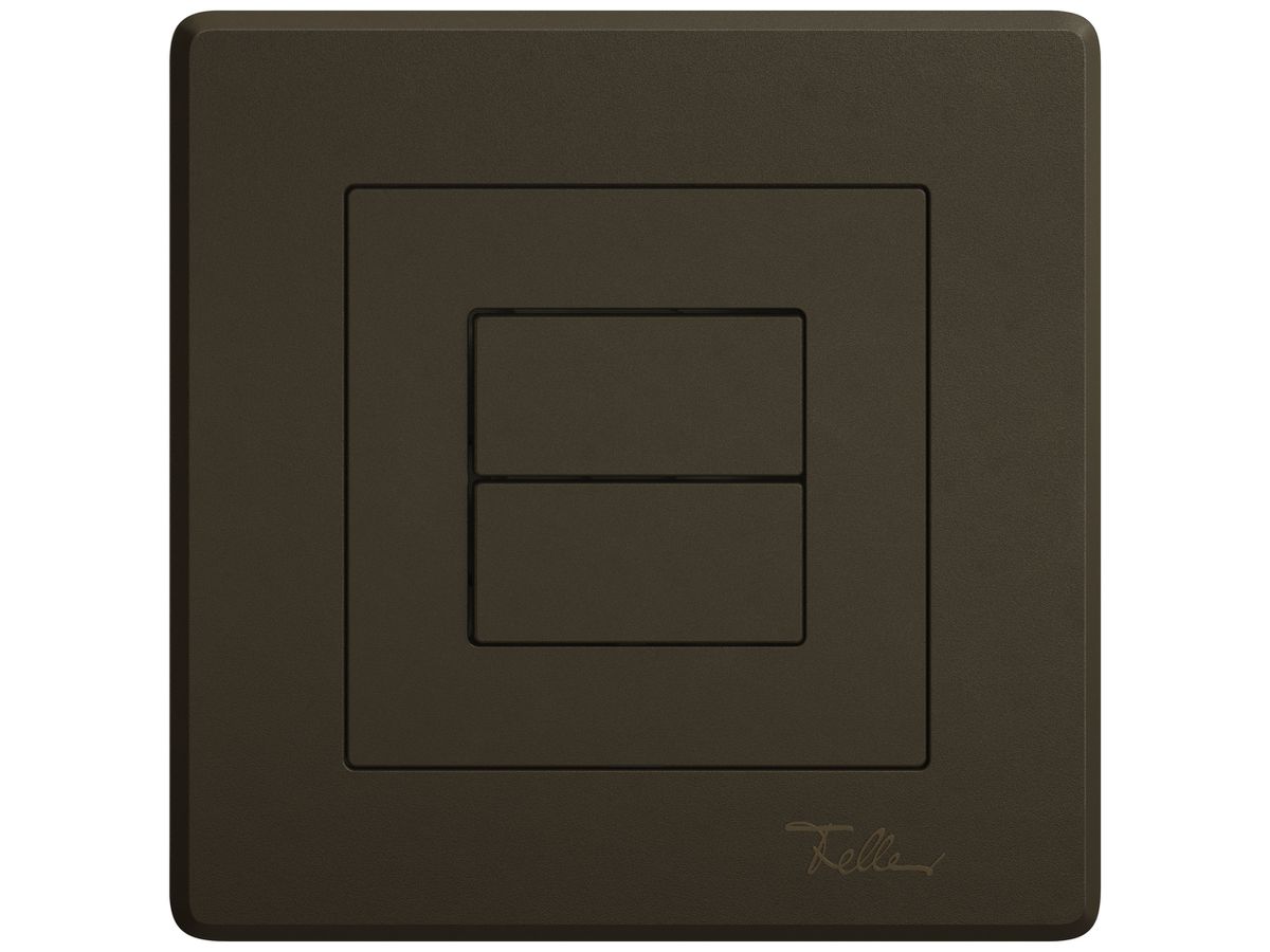 UP-Taster KNX RGB EDIZIO.liv KNX Basic SNAPFIX® 2T 2B LED umbra