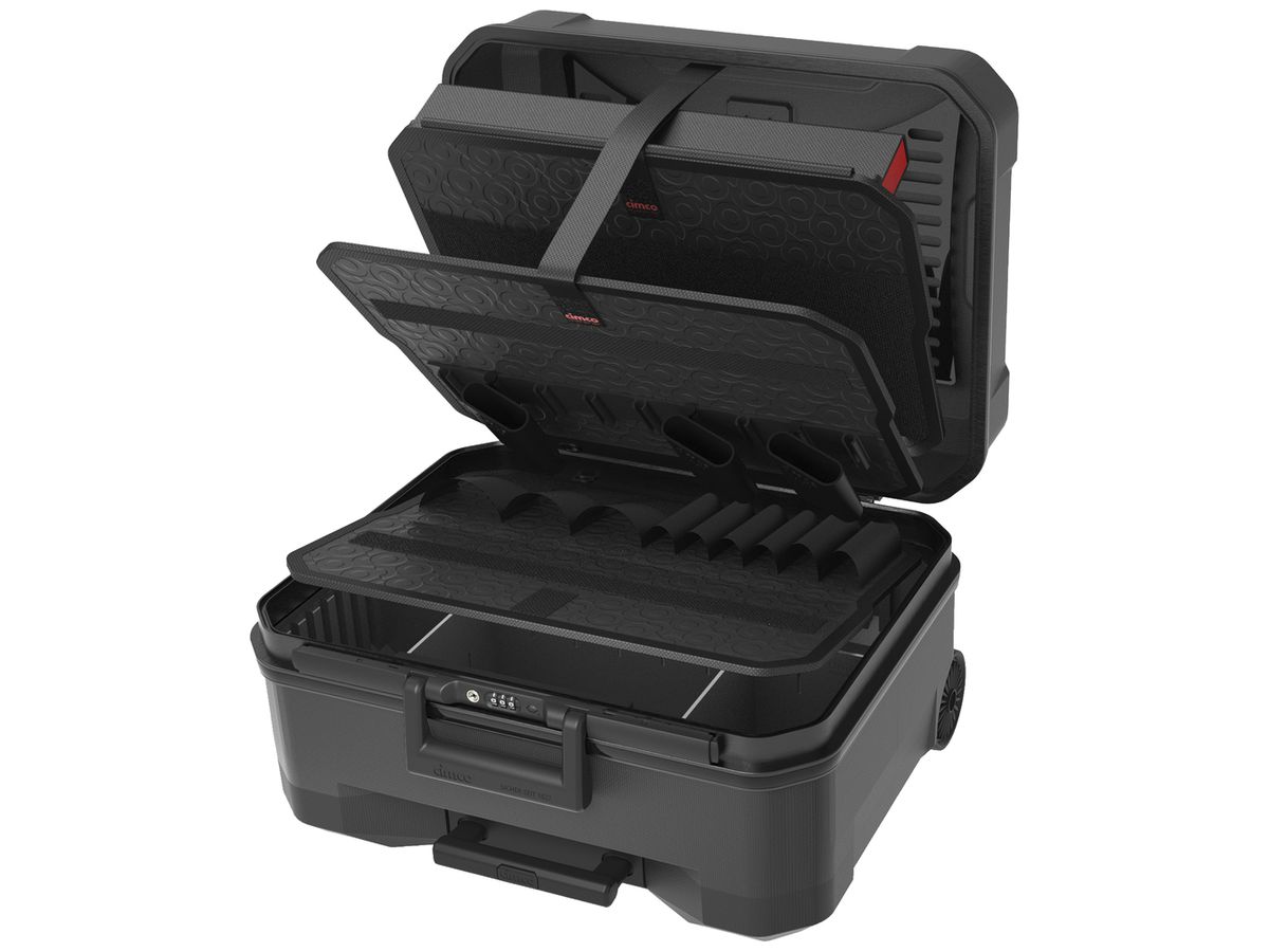 Werkzeugkoffer Cimco CimCase PRO Trolley F1L2 Kunststoff 300×420×495mm schwarz