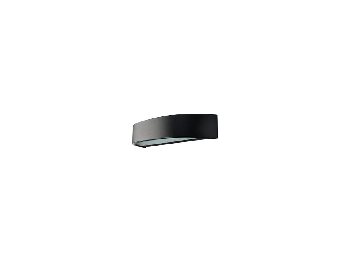 LED-Wandleuchte SG Curve 7W 570lm 830 IP65 DIM direkt 320×103mm schwarz