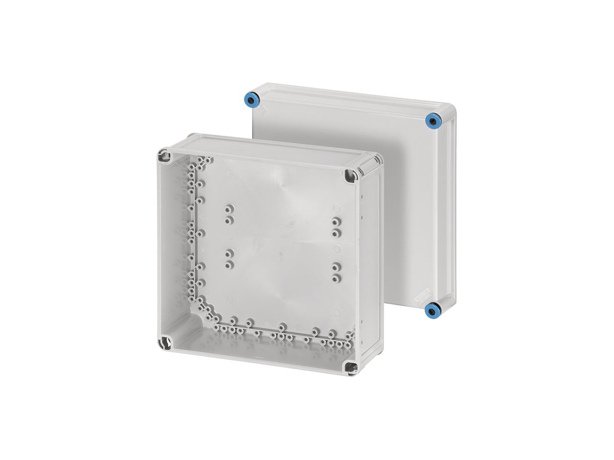 Apparategehäuse Hensel K 0201 grau leer mit Deckel 300×300×170mm