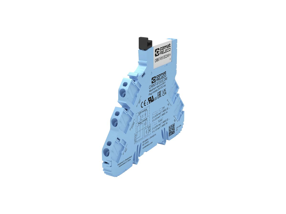 Interfacerelais ComatReleco CRINT-C131, 60VUC, 1W AgSnO2 6A/250VAC