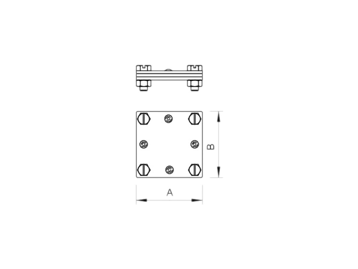 Kreuzverbinder Bettermann 40mm