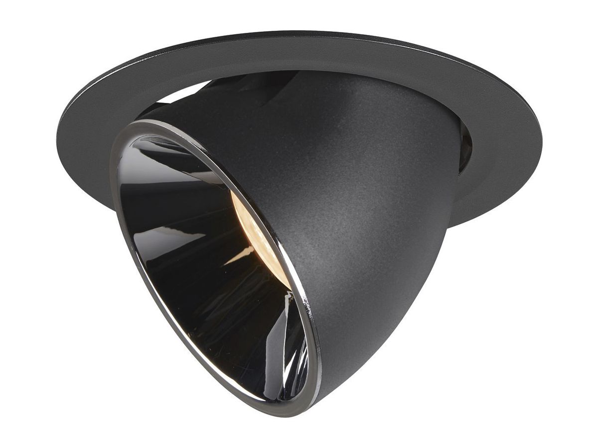 EB-LED-Downlight SLV NUMINOS GIMBLE XL, 37.4W 1050mA 3400lm 2700K 20° sz/chr