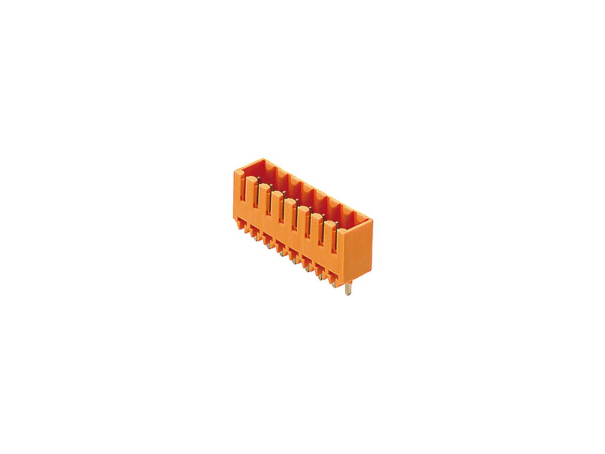 Stiftleiste Weidmüller SL geschlossen THT 3.5mm 13L 180° 3.2mm orange