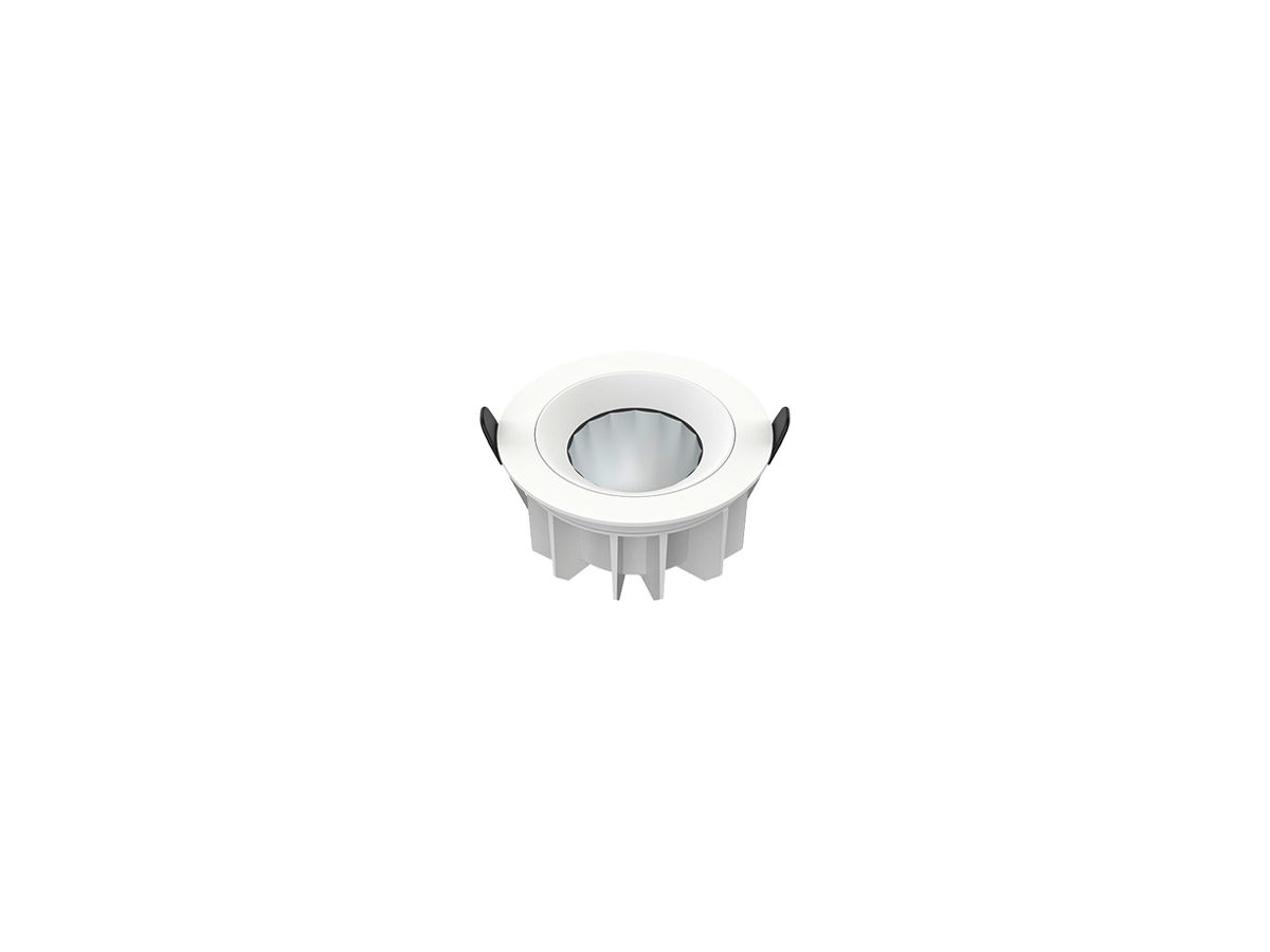 LED-Downlight SLV DOWNLIGHT P 18 10W 1550lm 4000K IP54 WB DALI Ø115×69mm weiss