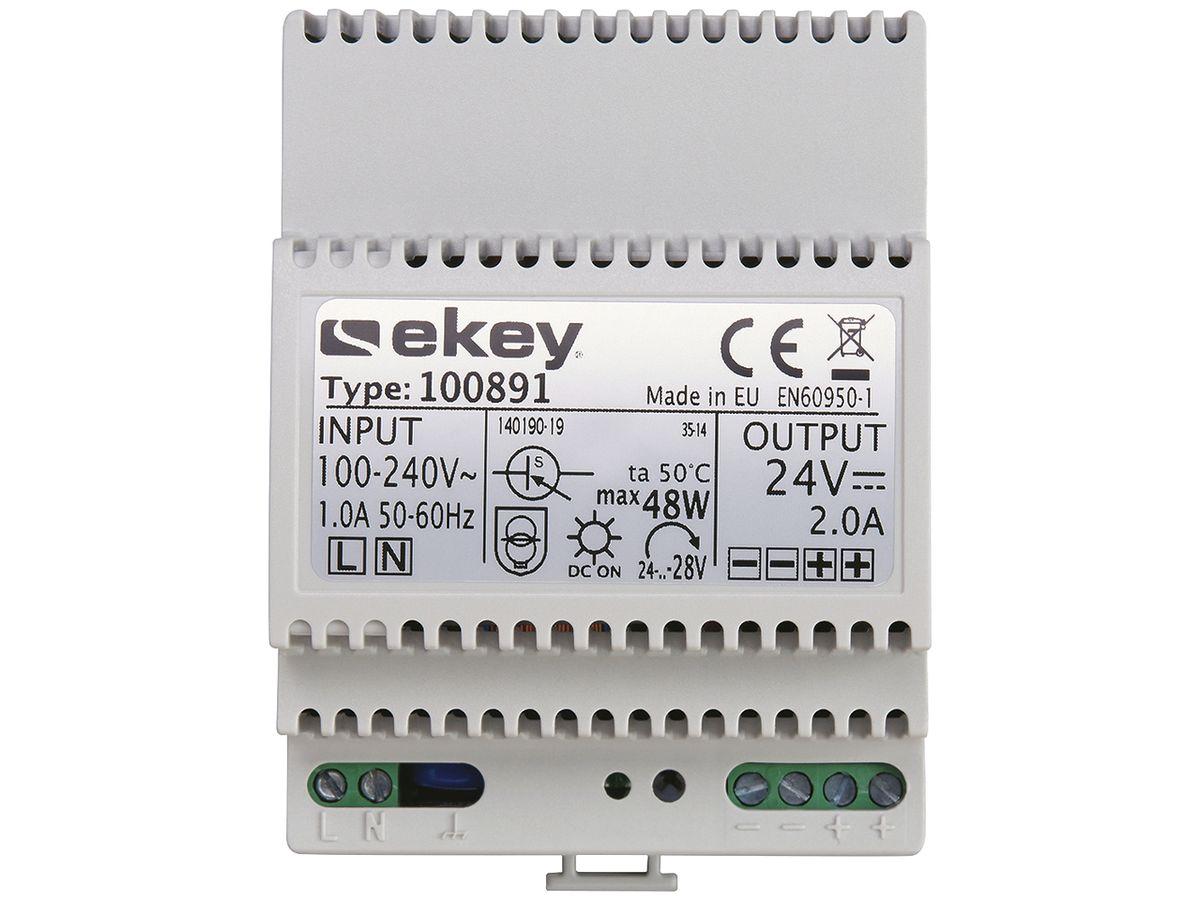 REG-Netzteil Hager ekey 24VDC