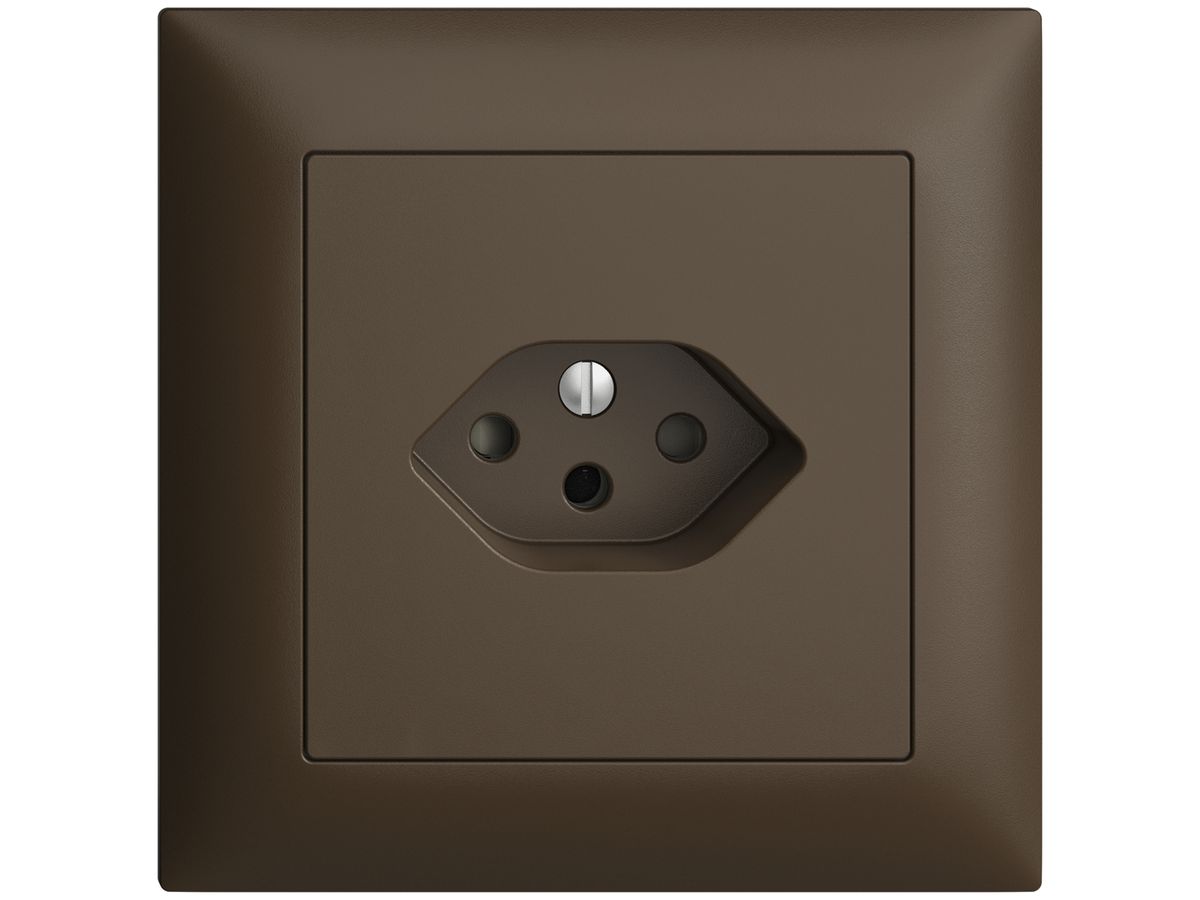UP-Steckdose EDIZIOdue T13 coffee mit Shutter