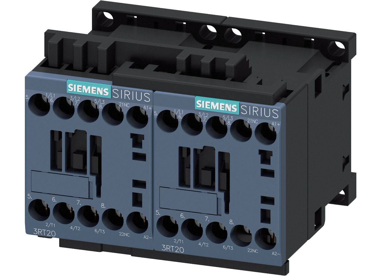 Wendeschützkombination SI 5.5kW, 24VDC - AC3, 3S+1Ö, 12A, 400V,