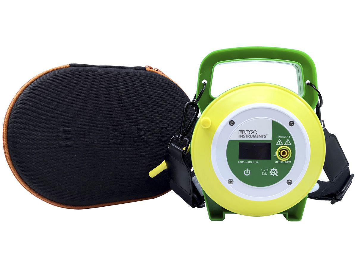 Erdungstester-Set ELBRO ET24-SETBOX1 1×ET24-10 und 1×CA15 10m