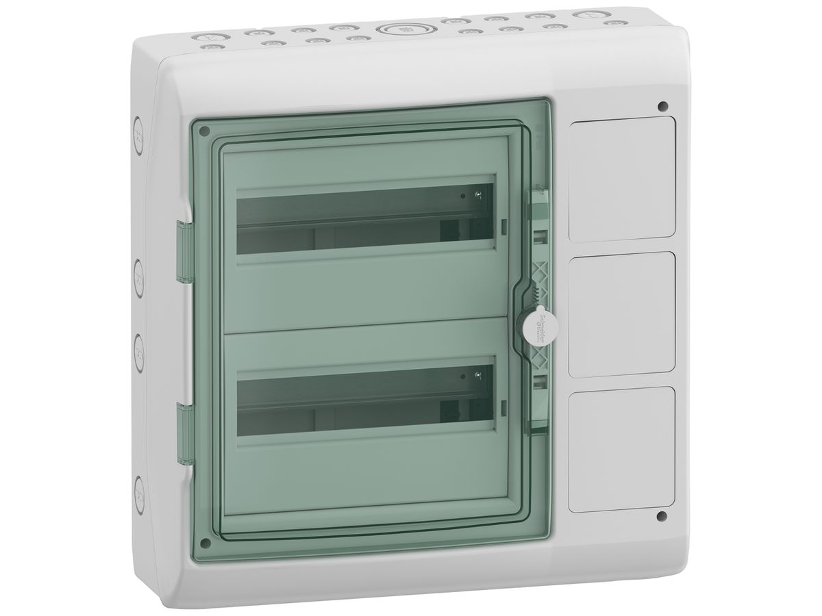 AP-Kleinverteiler SE Mureva 2×12TE mit Interface 448×460mm