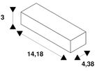 LED-Betriebsgerät SLV 12W DALI 250mA mit RF-Schnittstelle