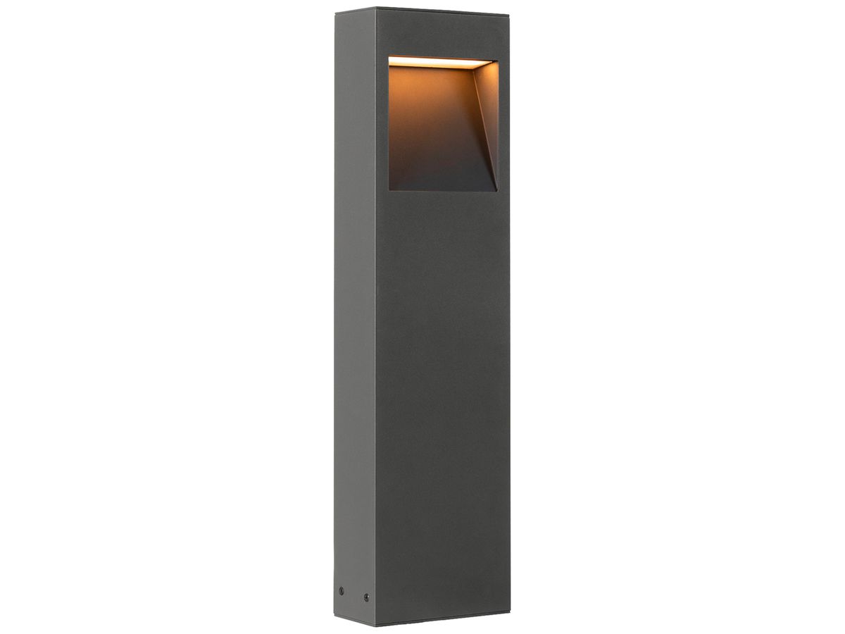 LED-Wegeleuchte SLV QUAD PRO 60 14W 500lm 2700K IP65 160×80×600mm anthrazit