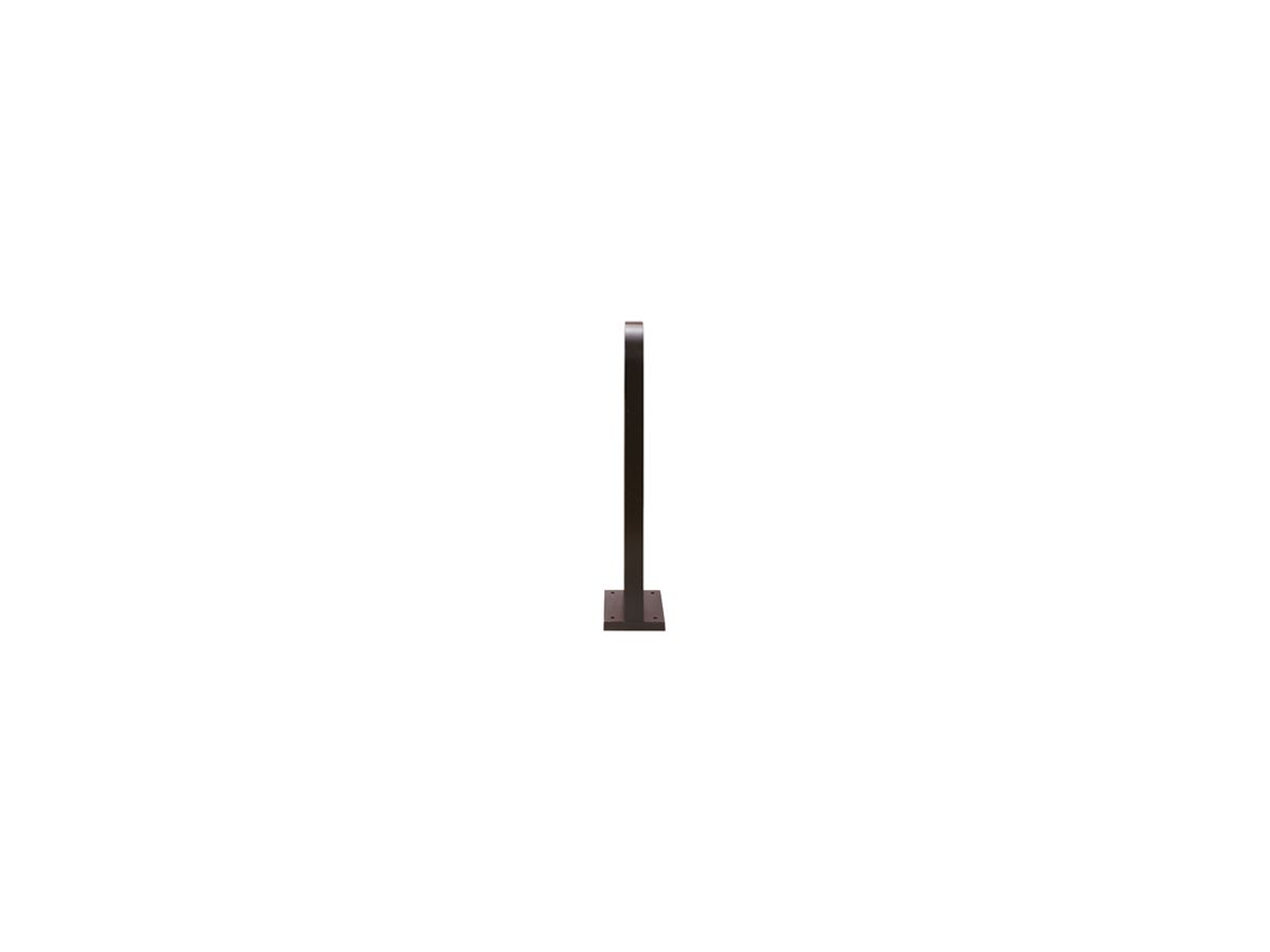 Poller SG Arlon Round rechteckig Aluminium 970mm schwarz