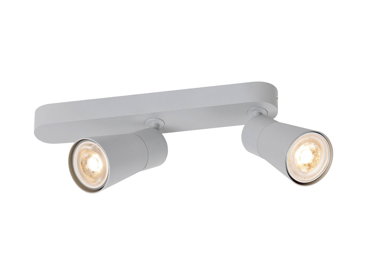 Spot SLV PURI 2.0 Cone CW GU10 2×6W DIM 258×42×138mm grau