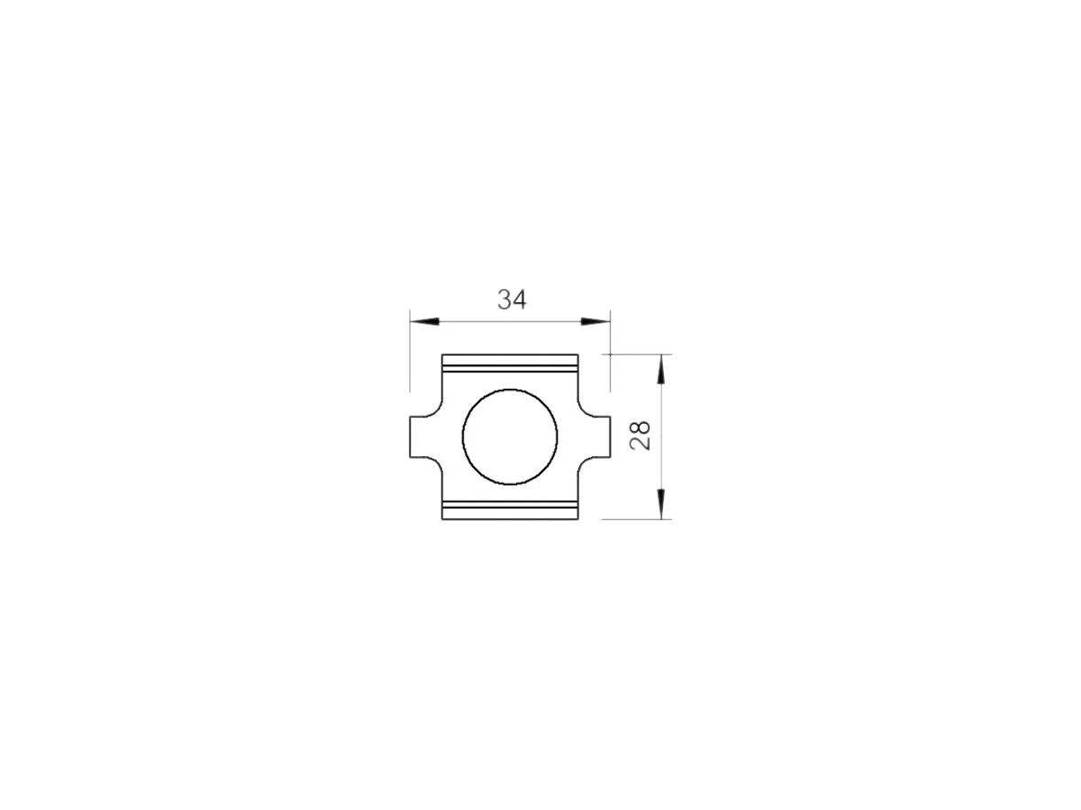 Stossstellenverbinder Bettermann mit Schraube M6×20 für Gitterrinne A4