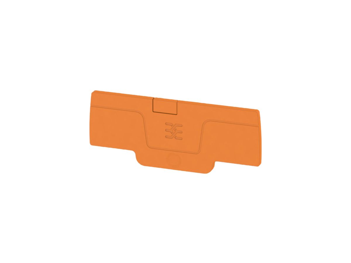Abschlussplatte Weidmüller A-Reihe AEP 4C 1.5 65.7×2.1mm, orange