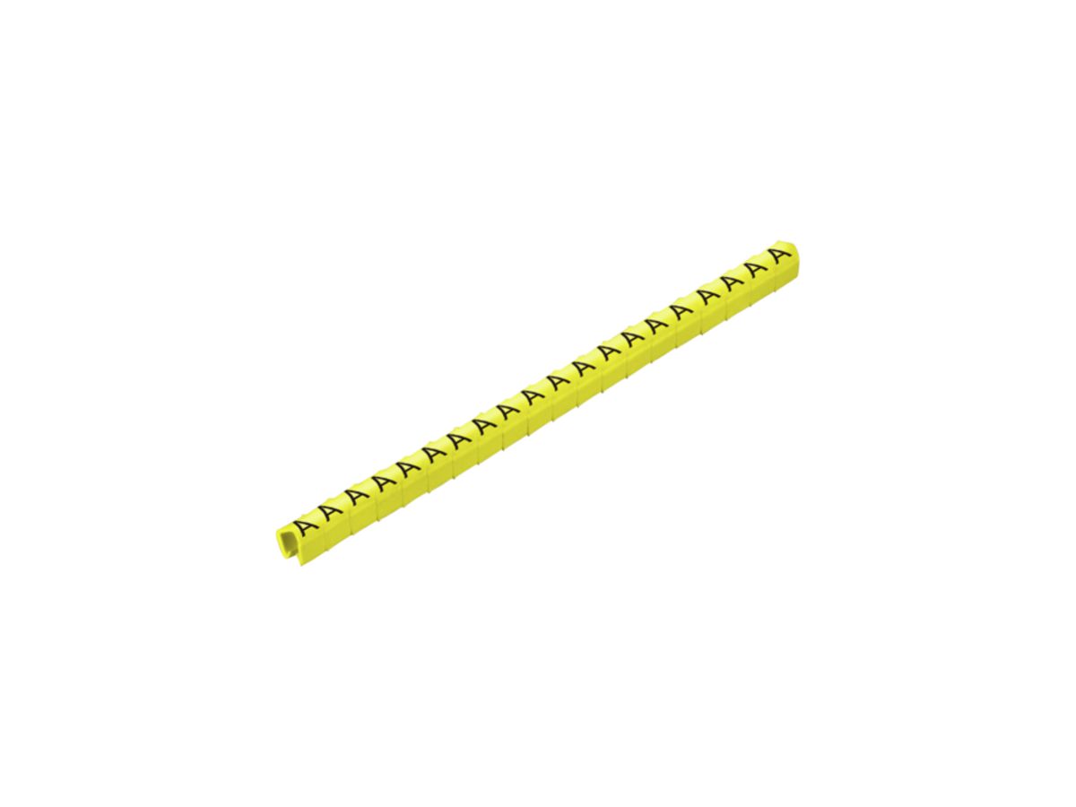 Leitermarkierer Weidmüller CLI C MP für Ø2…3mm 3×4mm Aufdruck: I, gelb